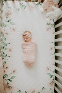 Meredith Floral Crib Fitted Sheet