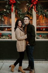 Holiday Themed Engagement Session
