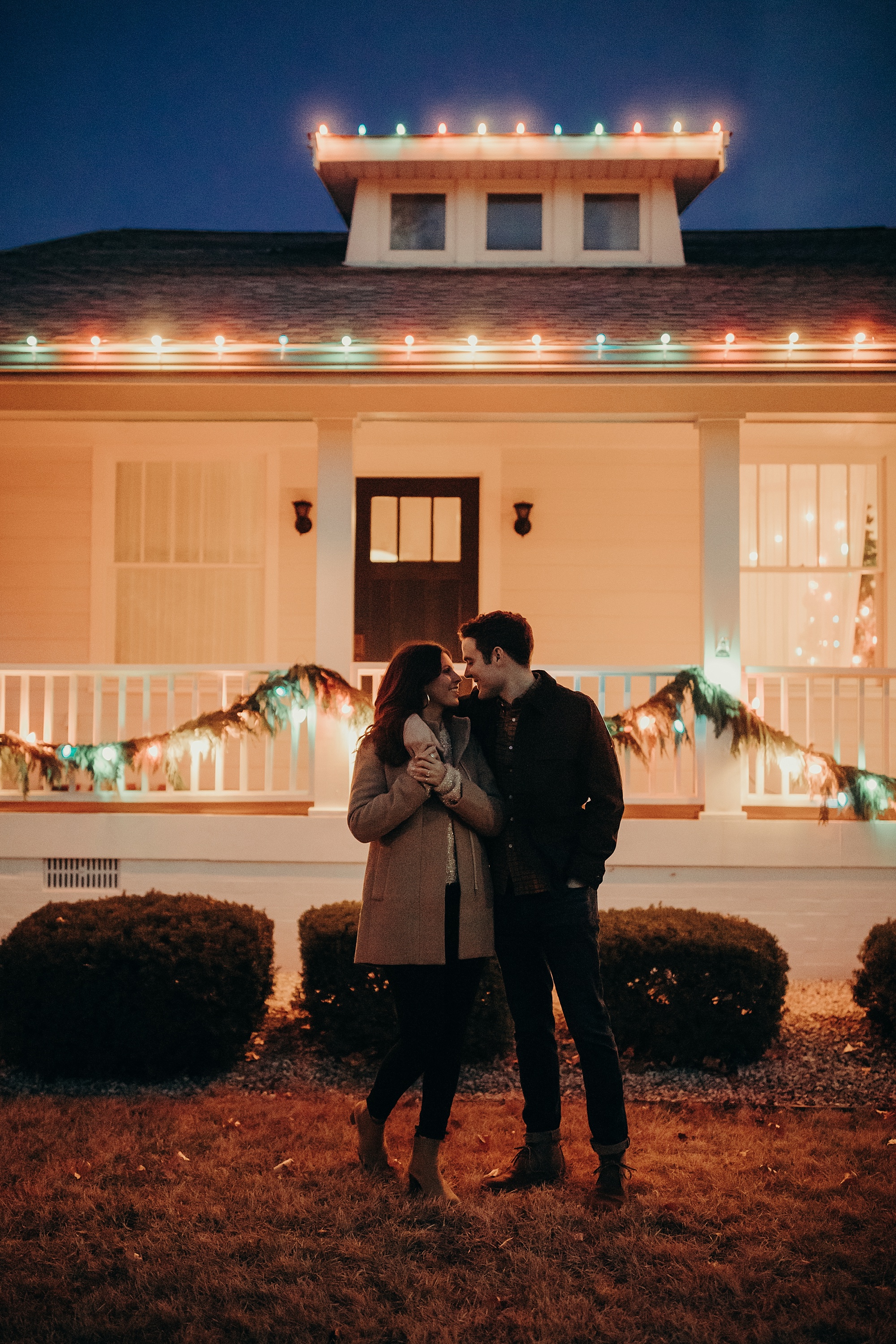 Holiday Themed Engagement Session