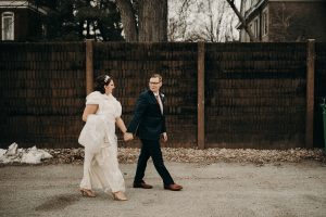 Couple walking