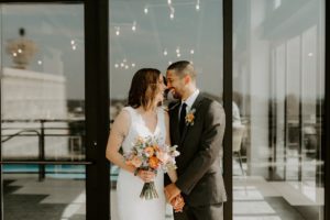 The Last Hotel rooftop elopement