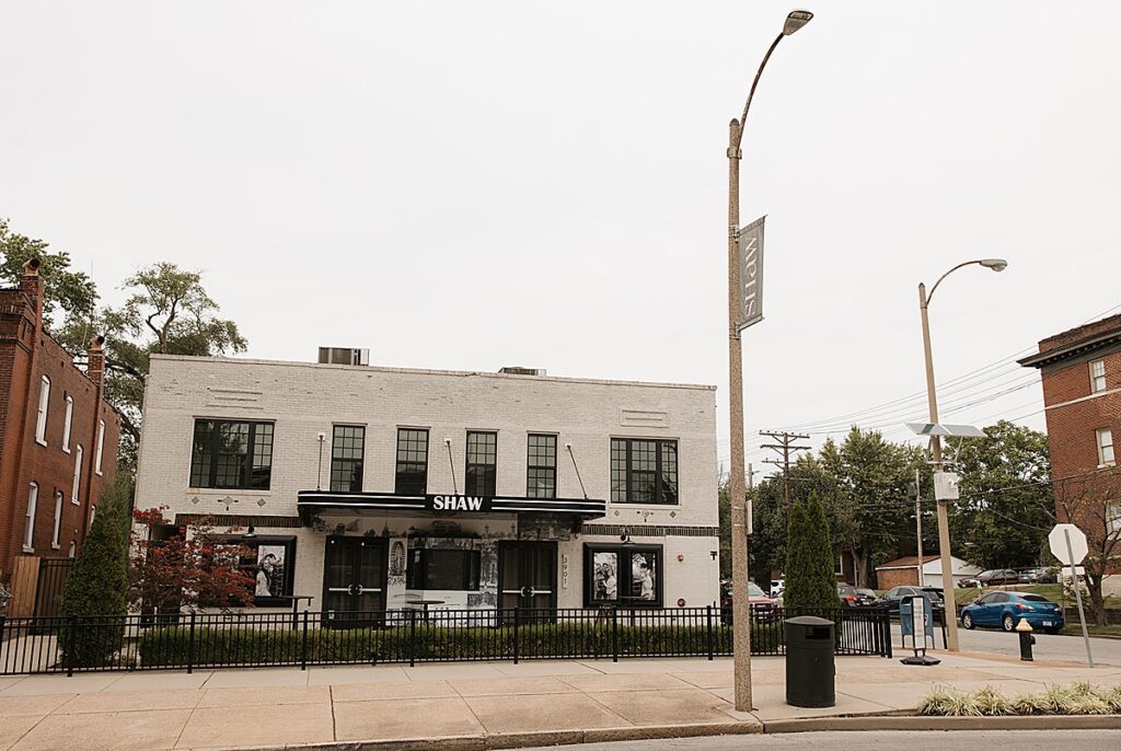 Street view of Wild Carrot wedding venue in St. Louis, Missouri